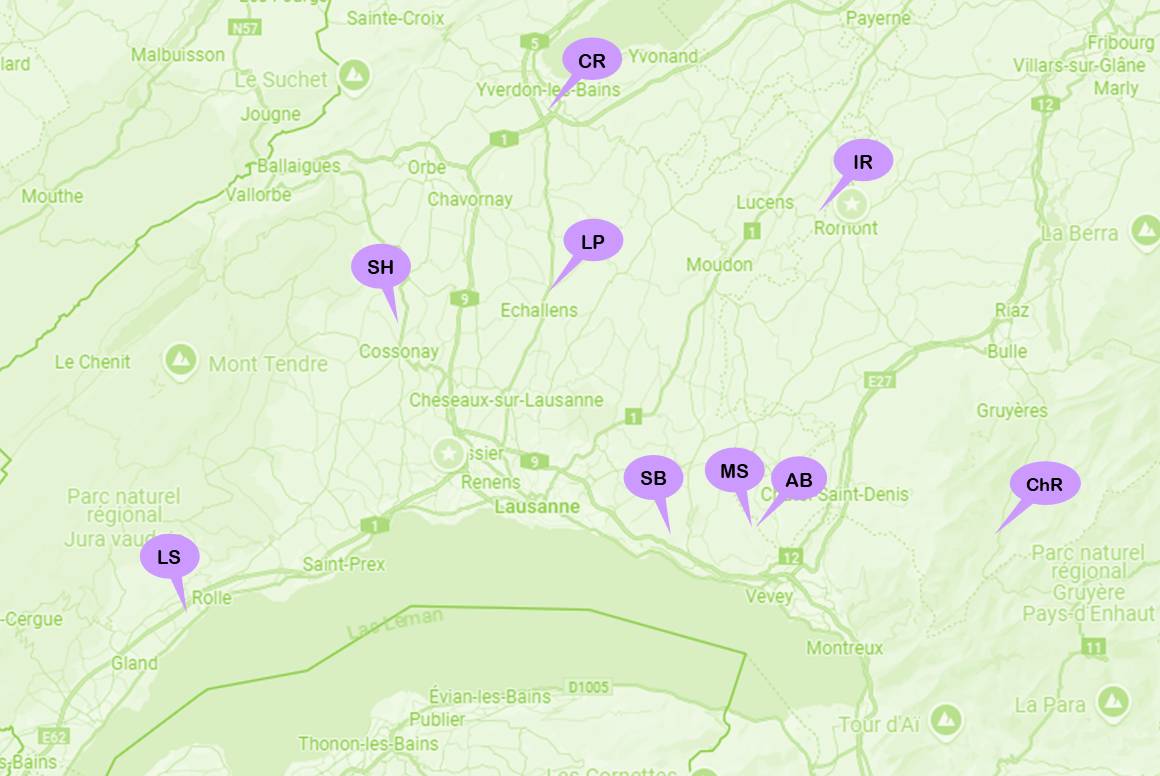 Carte avec situation AIMA